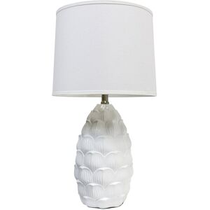 Lalia Home Resin Table Lamp With Fabric Shade White NoSize