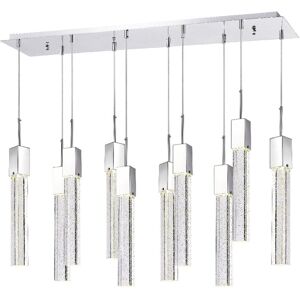 Finesse Decor Sparkling Night Chandelier Silver NoSize