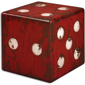 Uttermost Dice Red Accent Table NoColor NoSize