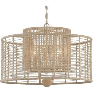 Crystorama Jayna 4-Light Burnished Silver Chandelier Metallic NoSize