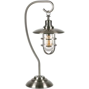 Abraham + Ivy Bay Brushed Nickel Nautical Lantern Lamp NoColor NoSize