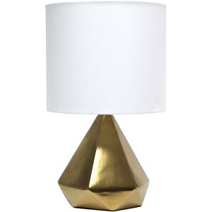 Lalia Home Solid Pyramid Table Lamp Gold NoSize