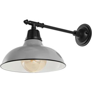 JONATHAN Y Wallace Farmhouse Industrial Indoor/Outdoor Sconce Grey NoSize