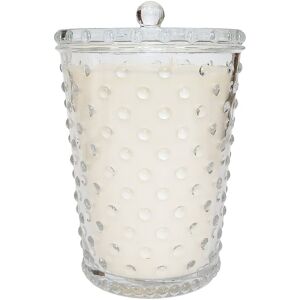 Simpatico Grande Creme Fresh Hobnail Glass Candle Clear NoSize
