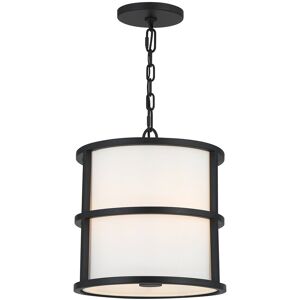 Crystorama Hulton 3 Light Matte Black Pendant Black NoSize