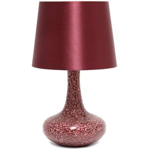 Lalia Home 14.17in Patchwork Crystal Glass Table Lamp NoColor NoSize