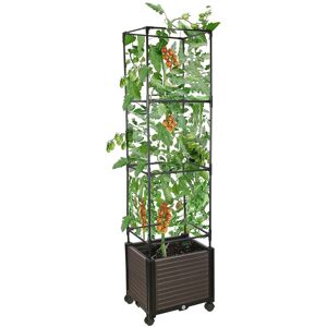 Fresh Fab Finds 63in Raised Garden Bed Planter Box Black NoSize