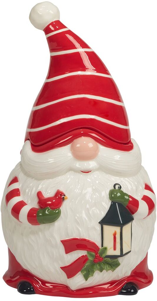 Certified International Christmas Gnomes 3-D Gnome Cookie Jar NoColor NoSize