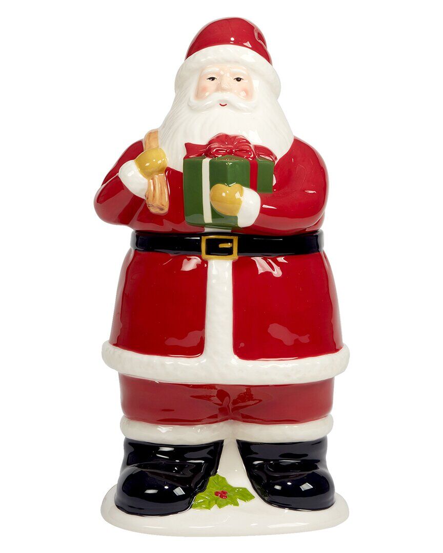 Certified International Joy of Christmas 3-D Santa Cookie Jar NoColor NoSize