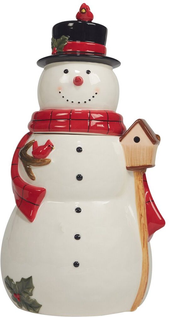 Certified International Joy of Christmas 3-D Snowman Cookie Jar NoColor NoSize