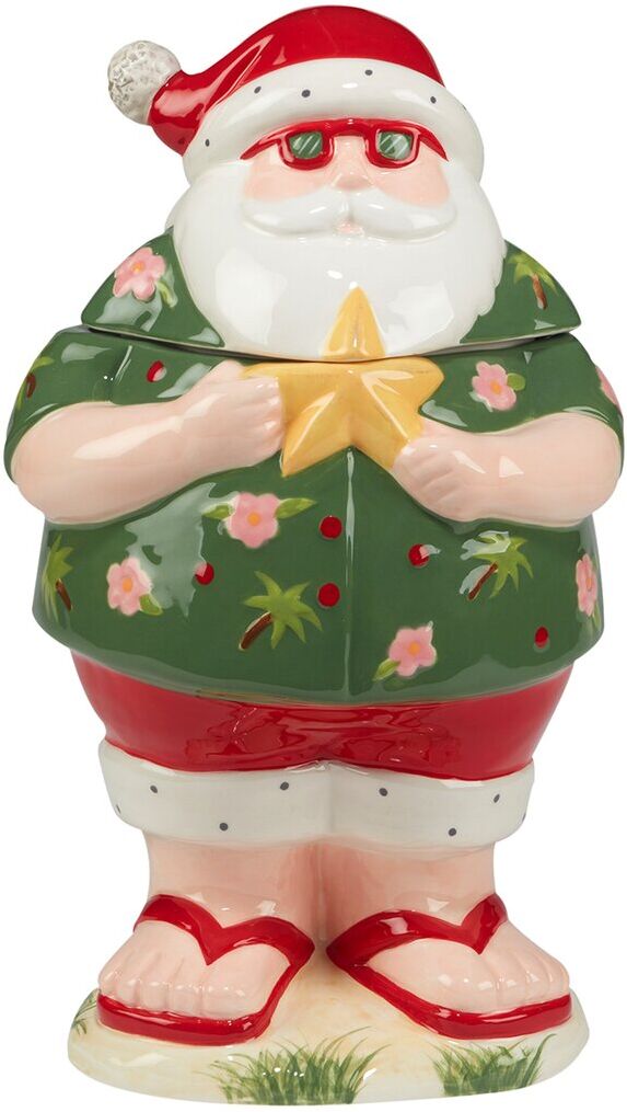 Certified International Santa's Wish Ceramic 3-D Santa Cookie Jar NoColor NoSize