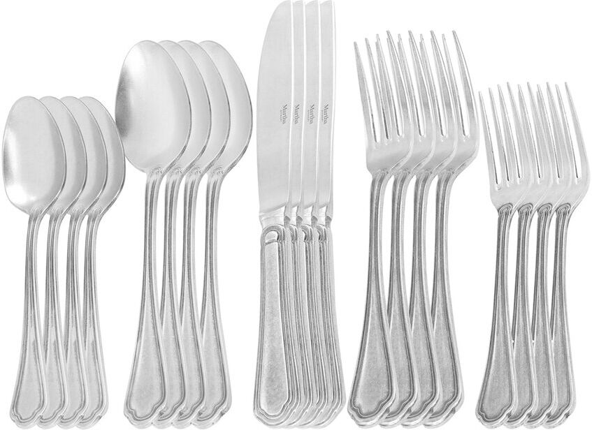 Martha Stewart Laurentide Vintage 20pc Stainless Steel Flatware Set Silver NoSize