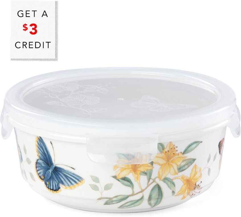 Lenox Butterfly Meadow Large Round Food Storage Container Multi NoSize