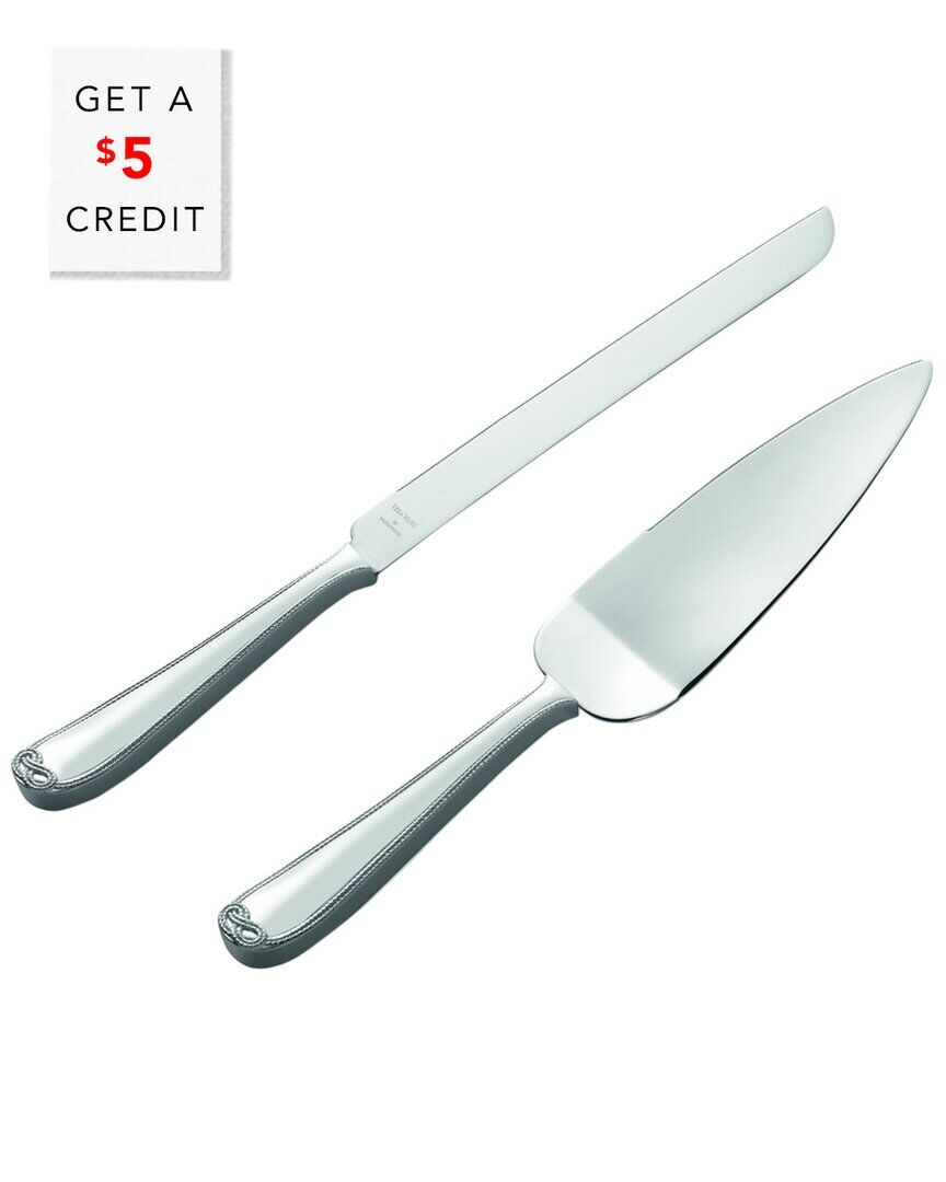 Vera Wang for Wedgwood Infinity Cake Knife & Server Set with $5 Credit NoColor NoSize