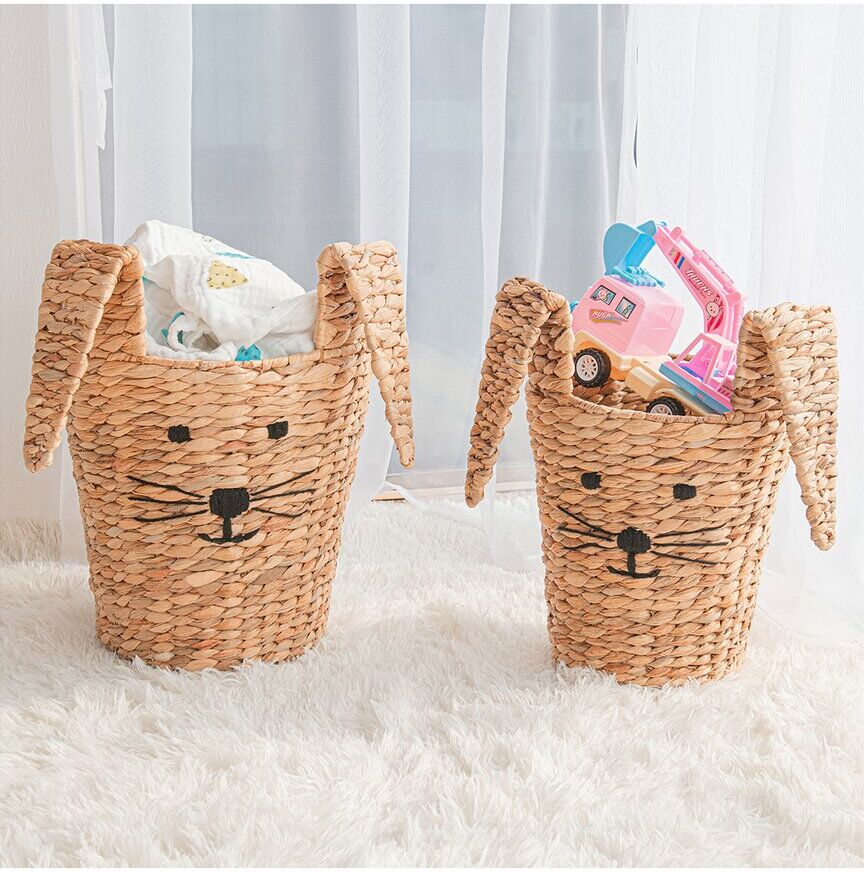 Baumatic Round Tapered Bunny Baskets (Set of 2) NoColor NoSize