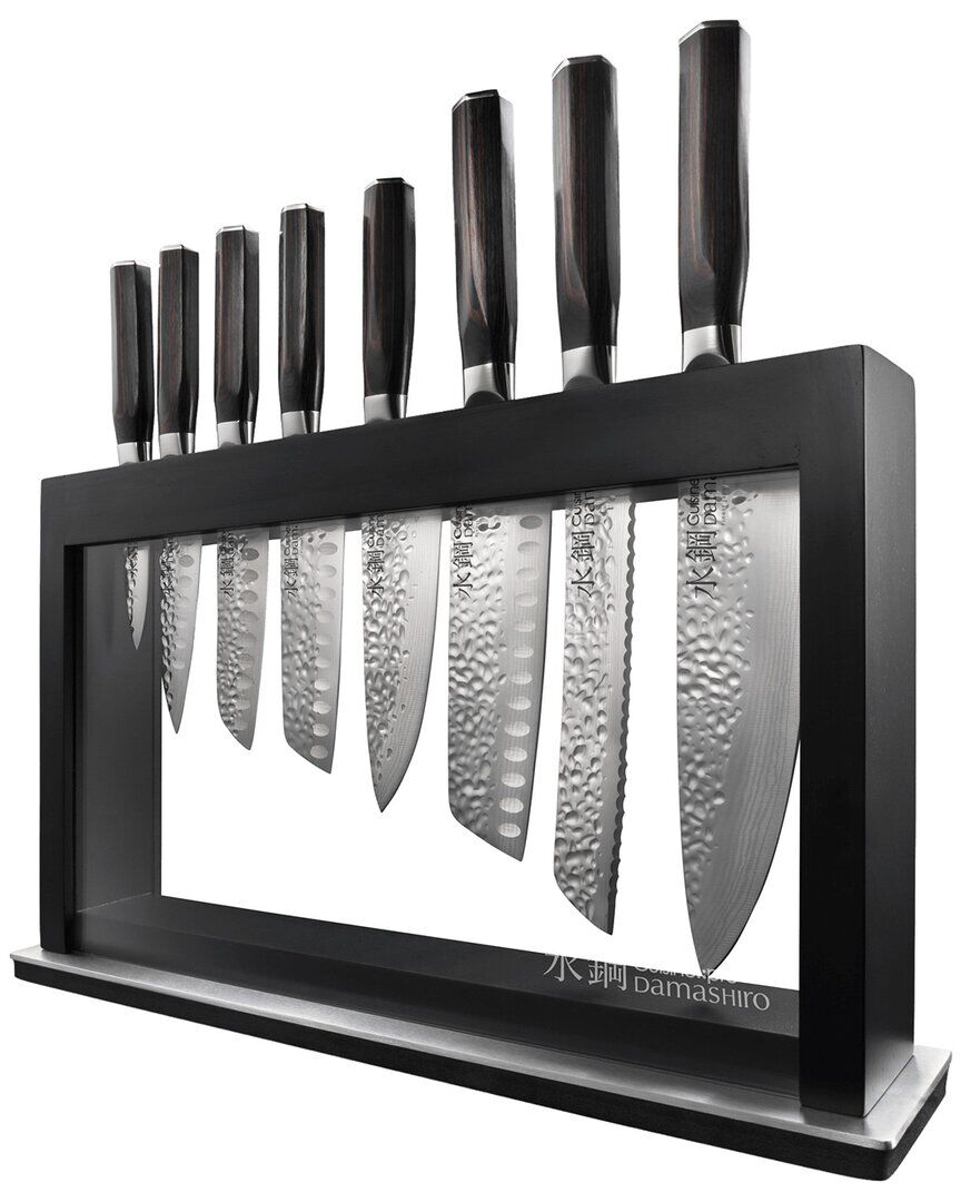 Cuisine::pro Damashiro 9pc Emperor Hisa Knife Block Silver NoSize