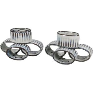 BIA Cordon Bleu 8pc Colonnade Napkin Ring Set NoColor NoSize
