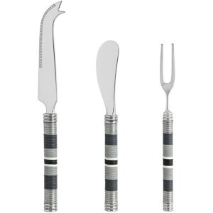 French Home Jubilee 3pc Cheese Knife, Spreader & Fork Set Multicolor NoSize