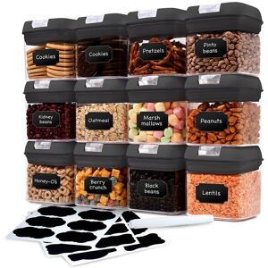 Cheer Collection 12pc Airtight Food Storage Container Set NoColor NoSize