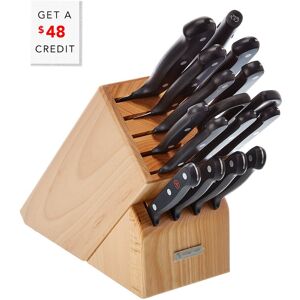 WSTHOF WUSTHOF Gourmet 16pc White Knife Block Set, Acacia with $48 Credit White NoSize