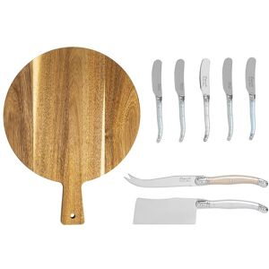 French Home Laguiole Cheese Knife & Spreader Set with Board NoColor NoSize
