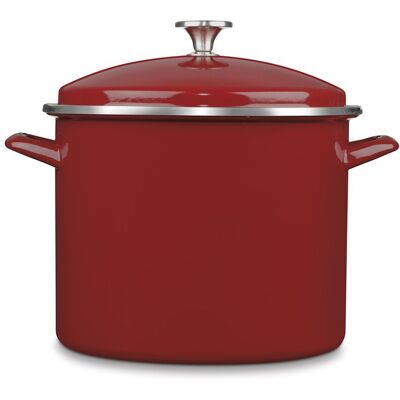 Cuisinart 12qt Enameled Stockpot Red NoSize Cuisinart 12qt Enameled Stockpot Red NoSize