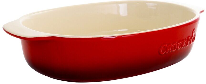 Crock-Pot 2.5qt Red Stoneware Bake Pan NoColor NoSize