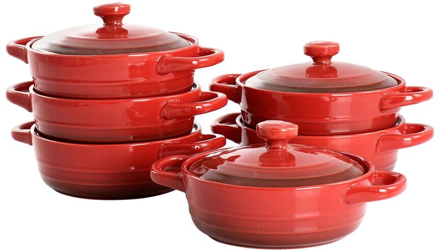 Crock-Pot Appleton 6pc 10oz Stoneware Mini Casserole Set NoColor NoSize