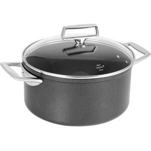 Cristel Castel Pro Ultralu 5.5 Qt Non-Stick Stewpot With Lid Black NoSize