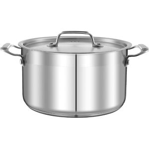 Nutrichef 5Qt Stockpot Silver NoSize