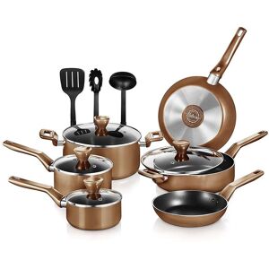 Nutrichef 13Pc Aluminum Brown Kitchenware Set Brown NoSize