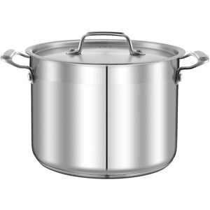 Nutrichef 8Qt Stockpot Silver NoSize