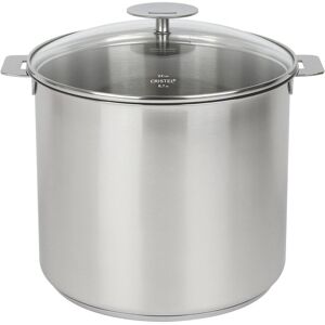 Cristel Mutine Satin 7.5qt Stockpot With Lid And Removable Handlel Silver NoSize