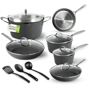 Granitestone Armor Max 14pc Ultra Durable Nonstick Cookware Set with Utensils NoColor NoSize