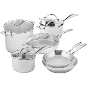 SCANPAN STS 10pc Cookware Set NoColor NoSize