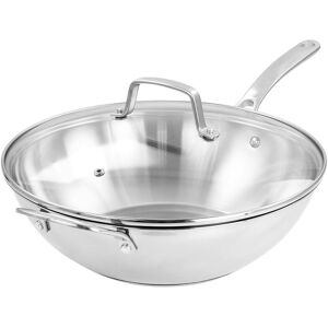 Martha Stewart Stainless Steel Essential 12in Pan With Lid Silver NoSize