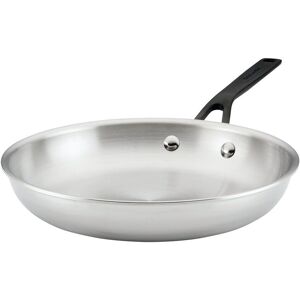 KitchenAid 5-Ply Clad Stainless Steel Induction Frying Pan Silver NoSize