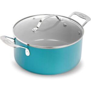 Gotham Steel Aqua Blue 5Qt Stock Pot With Lid Blue NoSize