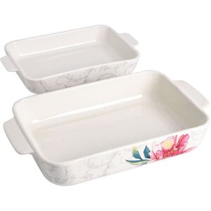 Martha Stewart Ceramic 2pc Baker Set White NoSize