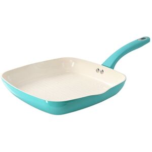 Martha Stewart Everyday Rexford 10in Ceramic Nonstick Aluminum Square Grill Pan NoColor NoSize
