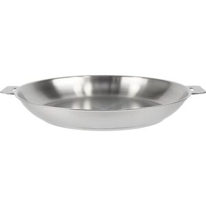 Cristel Mutine Satin 11In Fry Pan With Removable Handle Handle Silver NoSize