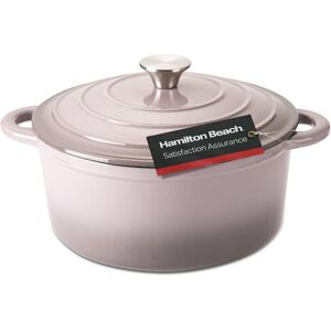 Hamilton Beach Cast Iron Dutch Oven Grey 5.5qt Grey NoSize