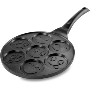 MegaChef Happy Face Emoji Nonstick Pancake Maker Pan NoColor NoSize