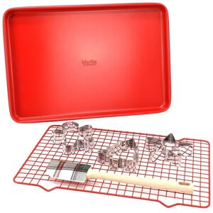 Martha Stewart 6pc Carbon Steel Bakeware & Cookie Cutter Set NoColor NoSize