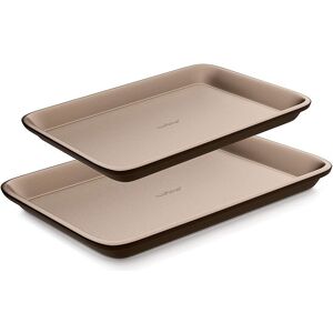 Nutrichef Gold Cookie Sheets (Set of 2) Black NoSize