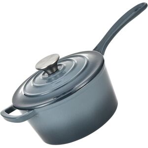 Hamilton Beach Sauce Pan Cast Iron 2qt Enamel Coating Blue NoSize