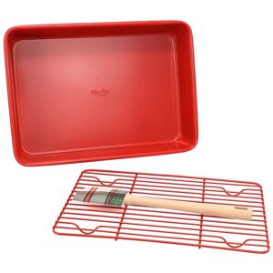 Martha Stewart 3pc Carbon Steel Bakeware Set NoColor NoSize