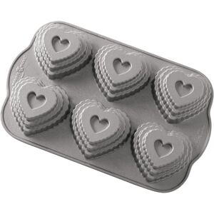 Nordic Ware 11.79in Tiered Heart Cakelet NoColor NoSize