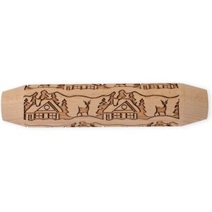 Nordic Ware Woodland Cottage Embossing Rolling Pin Natural NoSize