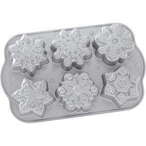 Nordic Ware Snowflake Cakelet Pan Silver NoSize